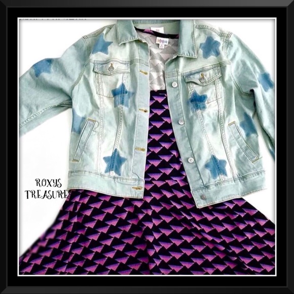 LuLaRoe Jackets & Blazers - LuLaRoe  Star Print Harvey ⭐️